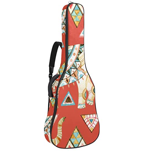 Sac à dos guitare acoustique imperméable 42.9" avec organiseur de sac