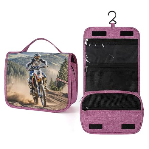 Trousse de toilette motocross étanche à suspendre pour vos voyages et circuits moto