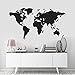 ZXCWE Große Weltkarte Wandaufkleber 3D Wohnzimmer Schlafzimmer Abnehmbare Wandaufkleber Wandsticker Wandbilder für Kinder zur Förderung der Erziehung von Globus