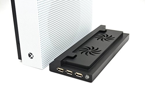 Supporto-verticale-Xbox-One-S-con-ventola-di-raffreddamento-e-3-porte-di-ricarica-USB-design-esclusivo-per-laspetto-unico
