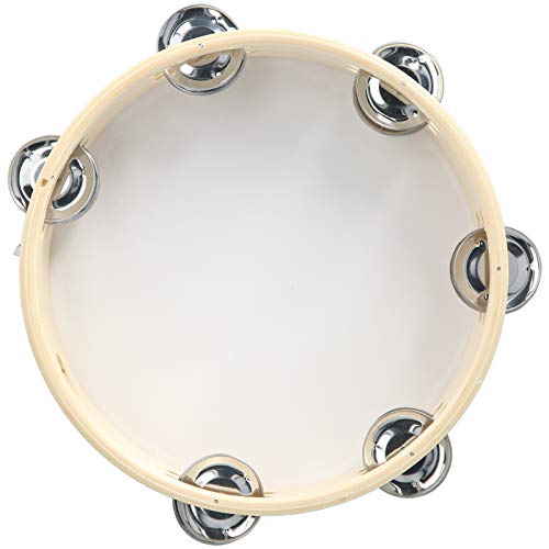 Handbell Tambourine Clap Drum Row Jingle Double Layer Percussion Instrument 8 Inch(Prayer) #TOP5