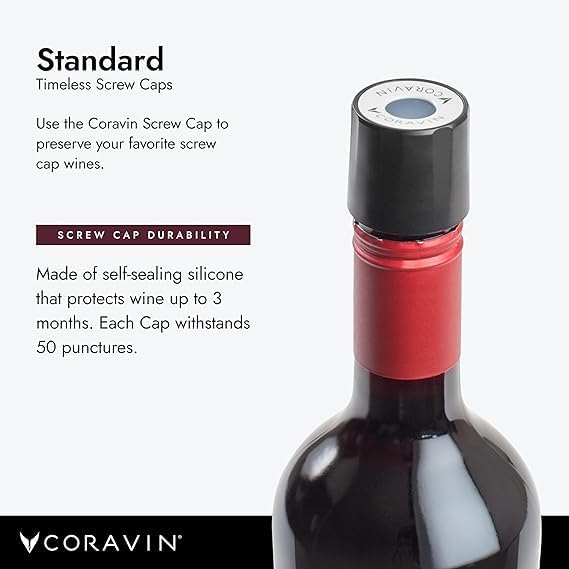 Miniatura 3 de Coravin Timeless Essentials - Kit de accesorios para preservación de vino, aireador, base de exhibición y tapas de rosca