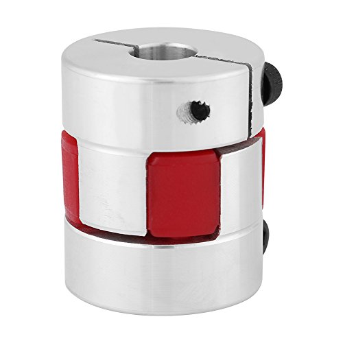 1pc Flexible Plum Shaft Coupling,CNC Stepper Motor Encoder Coupler,Aluminum Alloy Plum Shaft Coupling Coupler Connect D25 L30 for Shaft Transmission of Various Mechanical Equipment