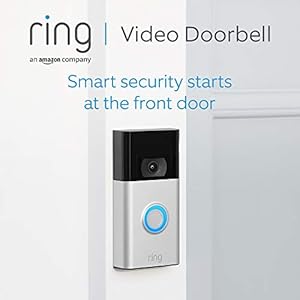 Ring Video Doorbell (2nd Gen) by Amazon | Wireless Video Doorbell Security Camera with 1080p HD Video, battery-powered…
