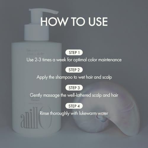 Image of ANILLO Collagen Shampoo for Color-Treated Hair, Gardenia Veil, 10.1 oz | Protein Complex, White Bloom, Shine Enhancing, Damage Repair, Vegan, Sulfate and Silicone Free, 300ml