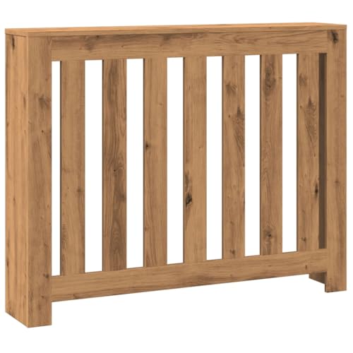 vidaXL Cache-radiateur chêne artisanal 104x20x82 cm bois d'ingénierie, bouchon de radiateur, cache-radiateur haut, radiateur à profil réduit