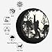 Sasquatch Bigfoot Trees Forest Spare Tire Cover Waterproof Universal Vehicle Wheel Covers Fit for RV Truck SUV Travel Trailer Camper Car Accessories Wheel Protectors 16 inch