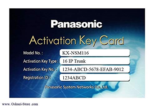 Preisvergleich Produktbild PANASONIC KX-NSM116W Lizenz16 KanalTrunk SIP / H.323 IP