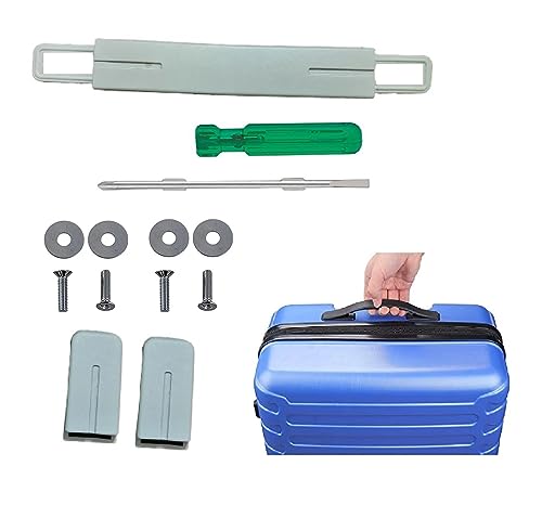 Image of Luggage Handle for VIP Safari, Amrican Turister, Skybag Trolley Bag Suitcases Replacement Handle for Luggage Parts ((Grey Handle+Screw Driver))