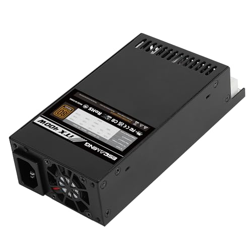 Image of 80 Plus Bronze Certified Flex ATX /1U 400W Power Supply, ESGAMING APFC Full Range 90-264V Mini ITX PSU for POS AIO NAS Mini Server Small Form Factor PC (Flex ITX)