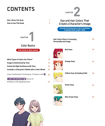 Anime & Manga Digital Coloring Guide: Choose the Colors That Bring Your Drawings to Life! (with Over