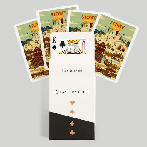 Baraja Póker Stowe Vermont Geométrica 52 Cartas miniatura 6