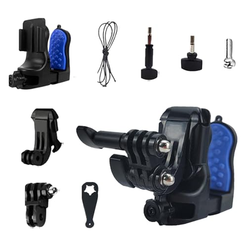 Accesorio para casco de moto y soporte de cámara para grabar viajes de aventura en carretera