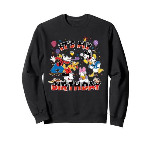 Disney Mickey & Friends Retro It's My Birthday Party Sudadera