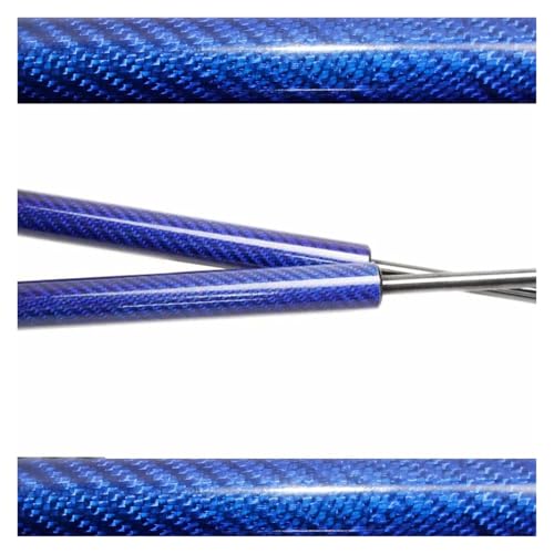 Resorte Gas Capó Amortiguador Gas Modificado Capó Delantero Soporte Elevación Fibra Carbono Varilla Para Chevrolet Para Colorado Para GMC Para Canyon Puntales Gas(Blue carbon fiber)