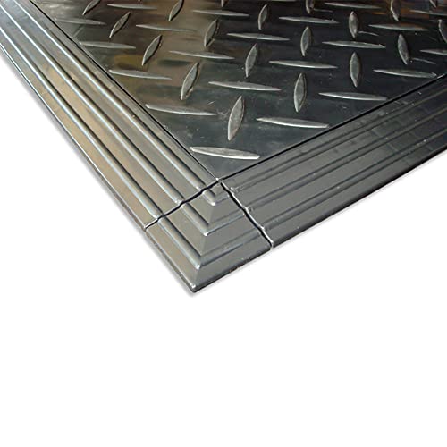 SOGI PAV-A suelo esquina acabado para azulejos de polipropileno para taller, coche, moto, suelo