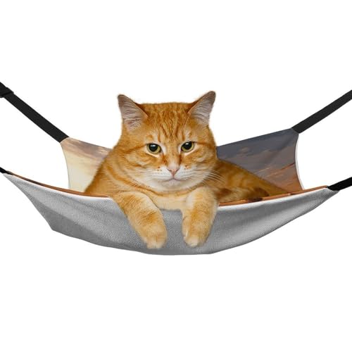 Hamac suspendu chat réglable lit doux couchage surélevé lapin petits animaux - 7