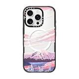 CASETiFY インパクト MagSafe対応 iPhone 16 Pro ケース [スリム / 2.5mの落下試験をクリア (MIL規格4倍相当) / ワイヤレス充電およびMagsafe対応] - Mount Cook by Papio Press - クリア ブラック