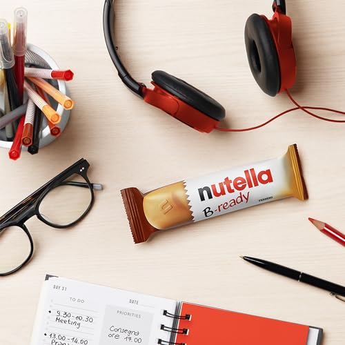 Nutella B-ready - 36 Snack Dolci Monoporzione, Croccante Cialda di Pane con un Cremoso Ripieno di Nutella, Confezione da 792 gr - Immagine 2