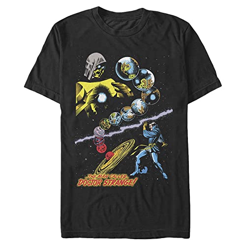 T-shirt Marvel motif Battle noir 3XL coupe ample manches courtes