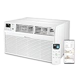 TCL H8T9E1-A 8,000 BTU Smart Through-The-Wall Air Conditioner, Fan & Dehumidifier, 350 Sq. Ft, Remote Control, Compatible with Alexa/Google Assistant, White