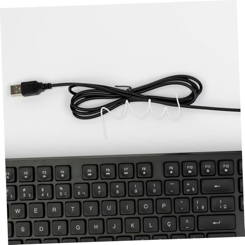 CHILDWEET 1000pcs Alambre de Hierro Galvanizado para Cables Eléctricos Proyectos del Hogar y Jardín Alambre resistente a la oxidación para soporte y organización de plantas miniatura 5