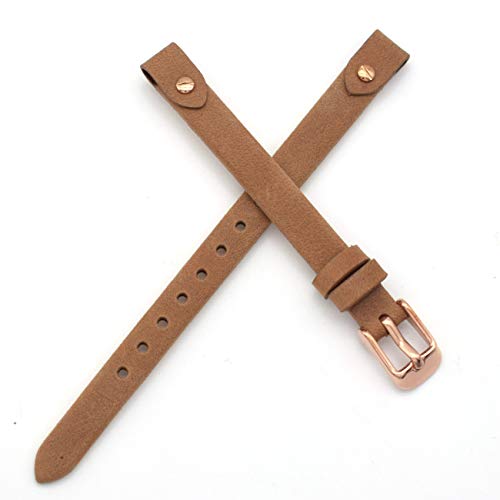 Theage TC08 8Mm Spring Bar Genuine Leather Watch Strap Replacement For Fossil Es3148 Es4119 Es4176 Es3262 Es3077  cover
