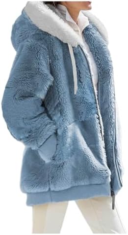 Dames jas vrouwen mode effen kleur opstaande kraag katoen gewatteerde jas losse zak lange mouw jas, Beige, XXL