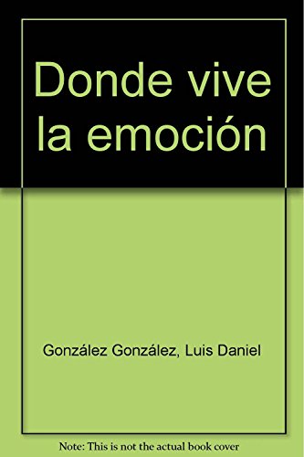Portada de Donde vive la emoción