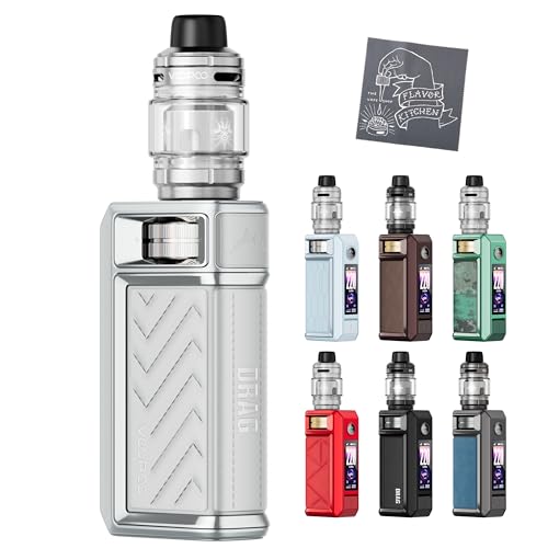 �y�����zVOOPOO DRAG 6 �u�[�v�[ �h���b�O 6�b220W���o�́�4400mAh�����o�b�e���[�b�����x�R���g���[���z�C�[�����ځbFlavorKitchen�I���W�i���N���X�t���bVAPE �x�C�v �d�q�^�o�R �X�^�[�^�[�L�b�g (Silver)