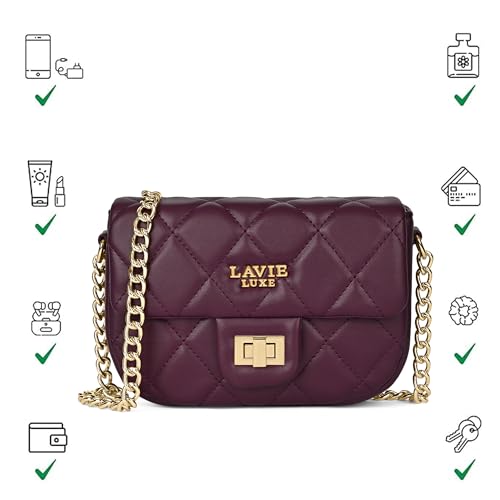 Image of Lavie Luxe Women's Chan25 Flap Cross Body Sling Bag | Ladies Purse Handbag | Gift for Women