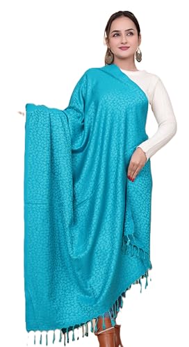 Image of KRITI Paisley Design Woollen Beige Color Shawl For Women