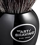 The Art of Shaving Original Shaving Brush - Pure Black – Features Premium Synthetic Fibers For a Rich, Foamy, Lather - Image 2