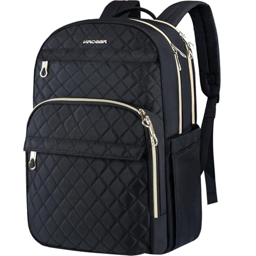 KROSER Laptop Backpack 15.6 Inch Stylish Daypack with...