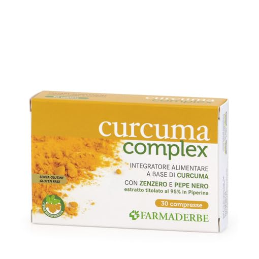 Curcuma-Complex 30 Cpr (2 Confezioni) | con Piperina e Zenzero
