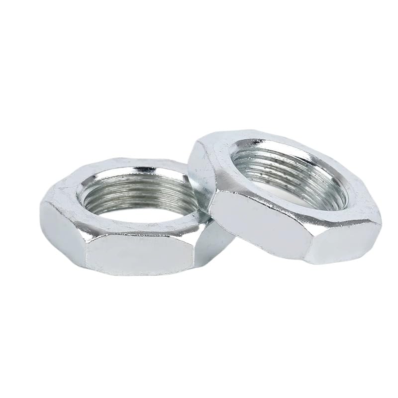 Fine Thread Galvanized Steel Hexagon Thin Nuts M8 M10 M12 M14 M16 M18 M20-M30 (20,M20*1.5mm)