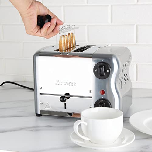 Rowlett Sandwich Cage Set (Pack of 2) - Stainless Steel with Black Handles, Fits All Rowlett & Dualit Vario Toasters, Dimensions: 201.5(H) x 52(W) x 269.3(D) mm, Perfect for Toasties - Image 6