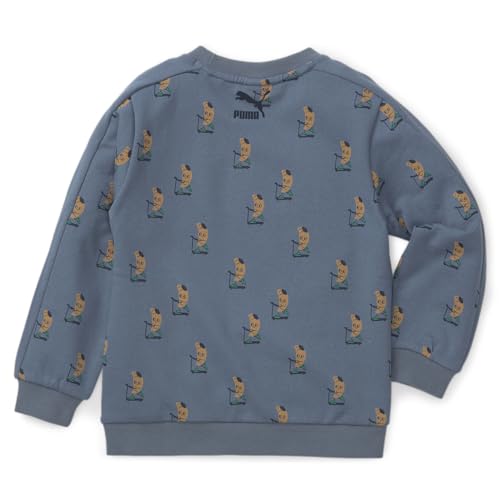PUMA Kids Boys Tiny X Graphic Crew Neck Sweatshirt Casual - Grey2