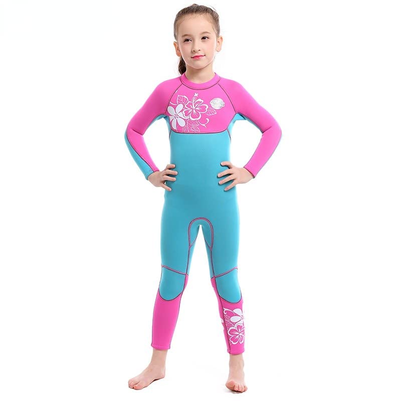 Maillot de bain en néoprène 3mm à manches longues pour la plongée des enfants et ados