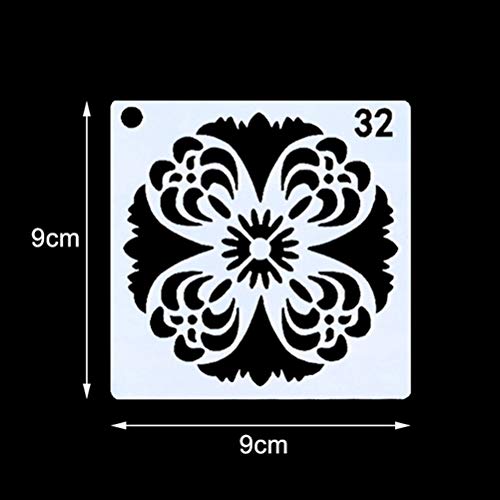 Unbraded U977K-11-N Wedong 36 Pcs Mandala Stencils thumb #1