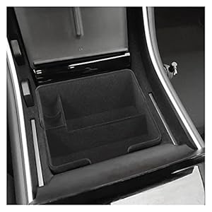 FeiL Store Fit voor Tesla Model 3 2017-2019 Centre Console Flocking Opbergdoos Armsteun Box Opbergdoos Auto Interieur Modificatie (Color Name : Black)