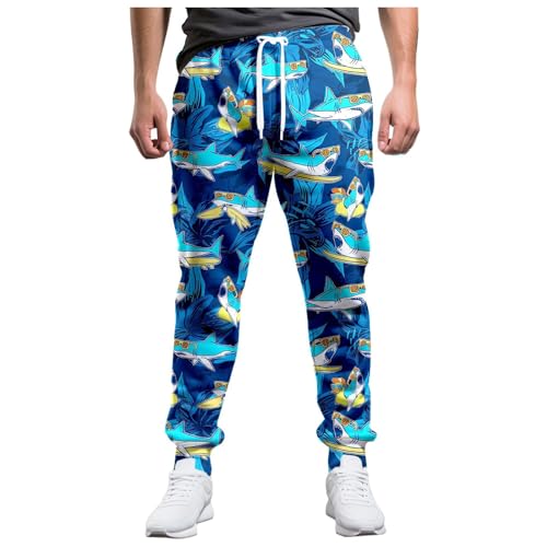 Trajes de los años 80 para hombres con pantalones de correr casuales con cordón