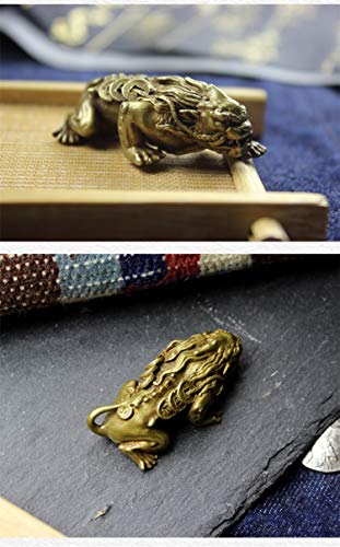 Lion Head Pi Xiu Hand Made Diy Solid Brass Car Key Chain Key Tag Hanging Ornament Pendant Keychains Keyrings Hanged Adorn #TOP6