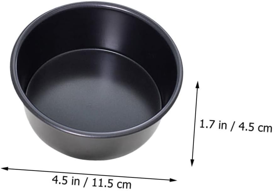 VOSAREA 5pcs Round Baking Pan Nonstick Aluminium Alloy Cake for Even Baking Pans for Mousse and Cake Food Grade High Temperature