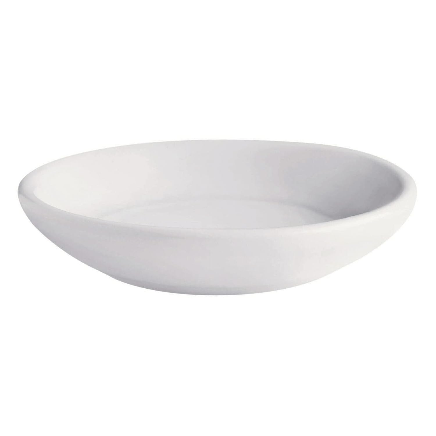 G.E.T. High-Strength Porcelain Butter Pad, 3.5", White (Set of 12)