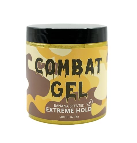 Combat Gel extreme hold hair gel (500 ML, Banana)