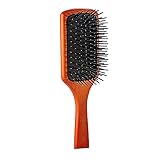  Masaje Cepillo de Paleta de Madera Peine de cojín de Aire de Madera Peine de Madera para airbag Peine de Pelo Cuadrado Anti estático Reducir Nudos y frizz Apto para Todo Tipo de Cabello Unisexo