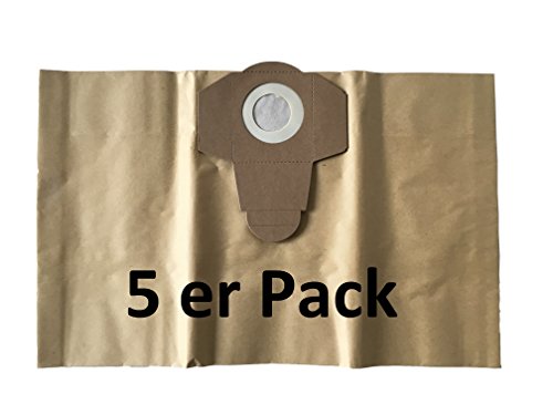 Lot de 5 sacs d'aspirateur pour aspirateur sec et humide Aquavac 20 l Cover