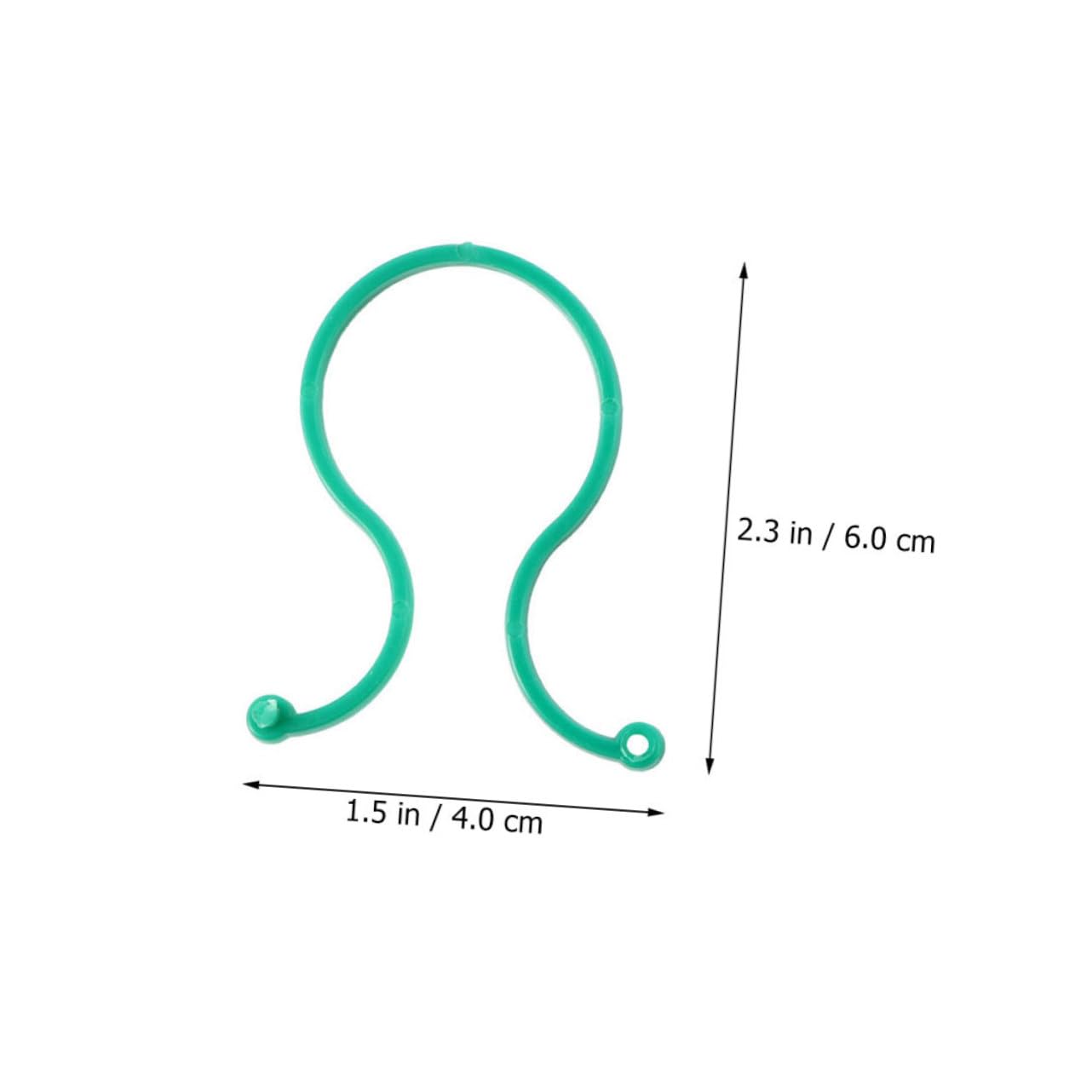 Kisangel 400pièces Clips De Fixation pour Plantes Supports Jardin Multifonctionnels pour Tiges De Tomates Concombres Et Vignes Accessoires De Jardinage Résistants pour Croissance