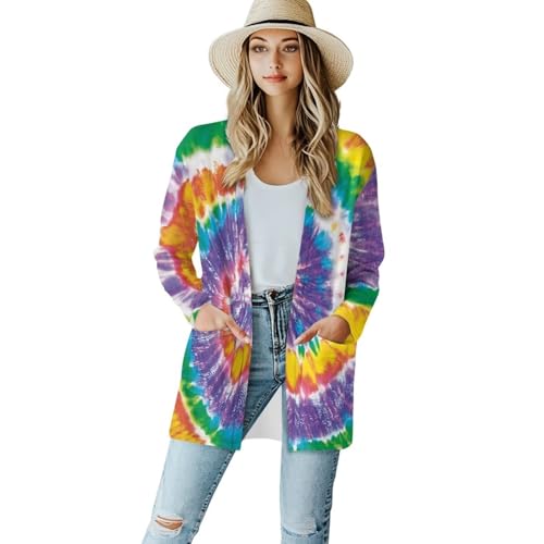 Image of Womens Open Fron Cardigan Sweaters Long Sleeve Tops Daily Coats